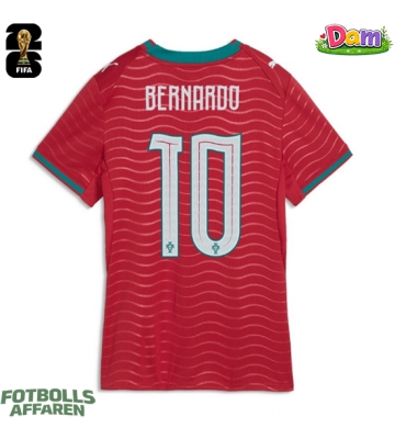 Portugal Bernardo Silva #10 Hemmatröja Kvinnor VM 2026 Kortärmad